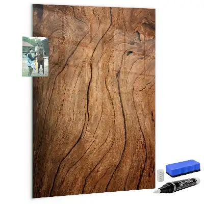 Magnettafel zum Schreiben aus altem Holz
