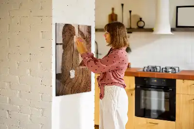 Magnettafel zum Schreiben aus altem Holz