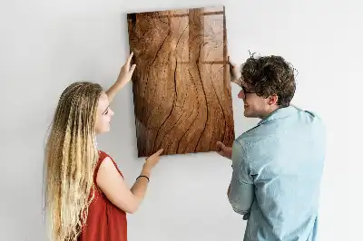 Magnettafel zum Schreiben aus altem Holz