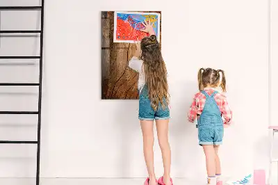 Magnettafel zum Schreiben aus altem Holz