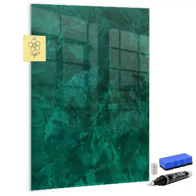 Magnettafel zum Schreiben Smaragdblock