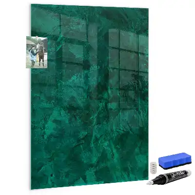 Magnettafel zum Schreiben Smaragdblock