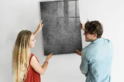 Beschreibbare Magnettafel in Beton-Optik