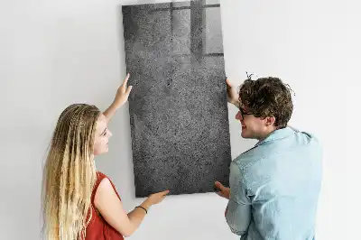 Beschreibbare Magnettafel in Beton-Optik
