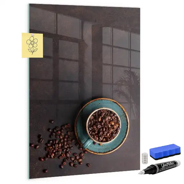 Magnetische Schreibtafel beschreibbar