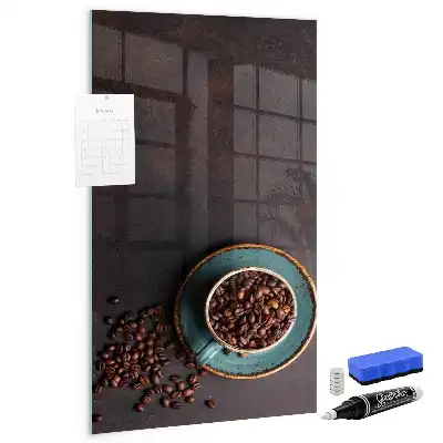 Magnetische Schreibtafel beschreibbar