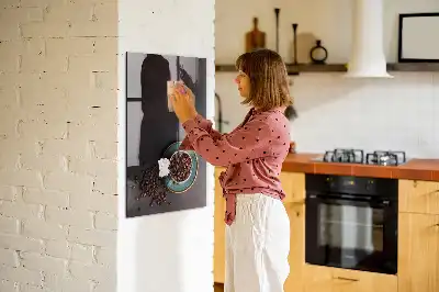 Magnetische Schreibtafel beschreibbar