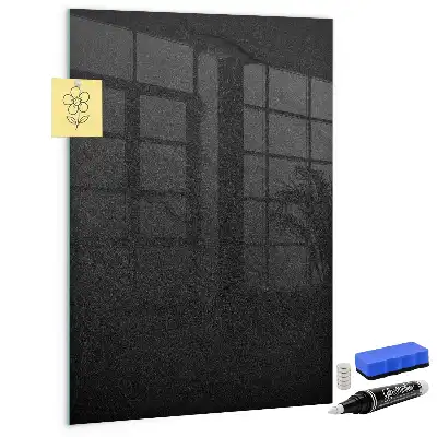 Magnettafel zum Schreiben in der Ausführung Dunkler Fels