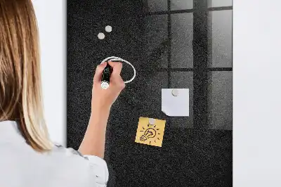 Magnettafel zum Schreiben in der Ausführung Dunkler Fels