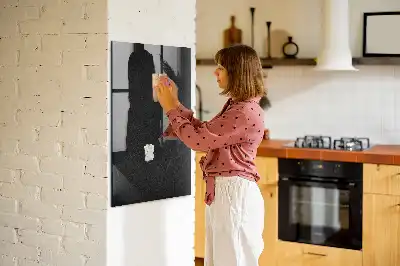 Magnettafel zum Schreiben in der Ausführung Dunkler Fels