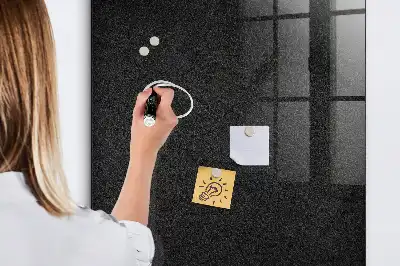 Magnettafel zum Schreiben in der Ausführung Dunkler Fels