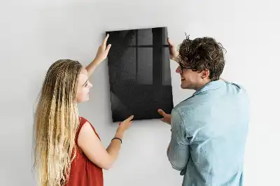 Magnettafel zum Schreiben in der Ausführung Dunkler Fels
