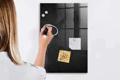 Magnettafel zum Schreiben in der Ausführung Dunkler Fels