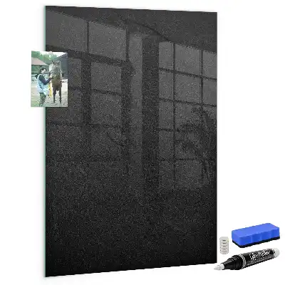 Magnettafel zum Schreiben in der Ausführung Dunkler Fels