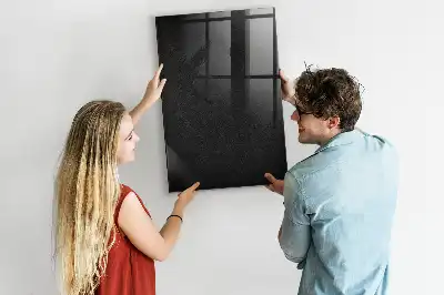Magnettafel zum Schreiben in der Ausführung Dunkler Fels