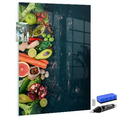 Beschreibbare Magnettafel in veganer Ausführung