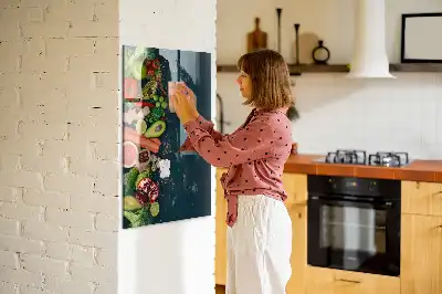 Beschreibbare Magnettafel in veganer Ausführung