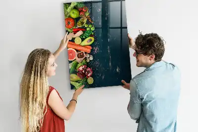 Beschreibbare Magnettafel in veganer Ausführung