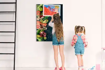 Beschreibbare Magnettafel in veganer Ausführung