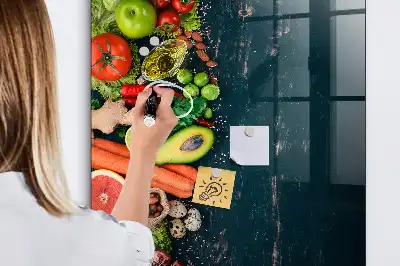 Beschreibbare Magnettafel in veganer Ausführung