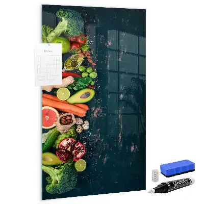 Beschreibbare Magnettafel in veganer Ausführung