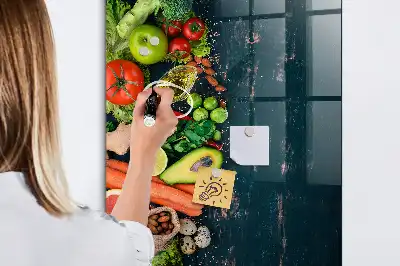 Beschreibbare Magnettafel in veganer Ausführung