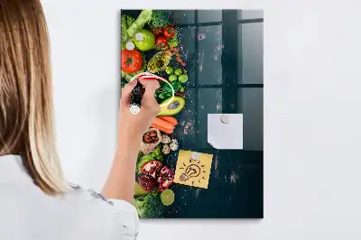 Beschreibbare Magnettafel in veganer Ausführung