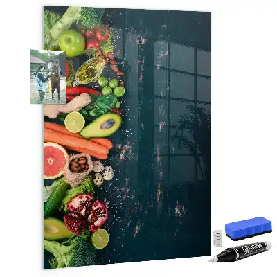 Beschreibbare Magnettafel in veganer Ausführung