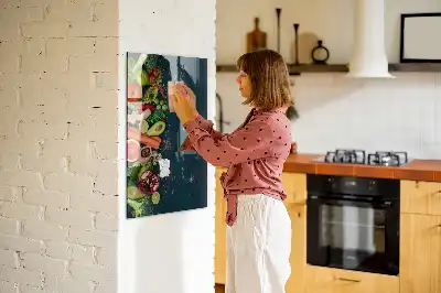 Beschreibbare Magnettafel in veganer Ausführung