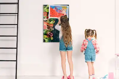 Beschreibbare Magnettafel in veganer Ausführung