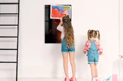 Magnettafel zum Beschreiben mit scharfen Chilis-Motiv