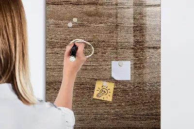 Beschreibbare Magnettafel aus Holz in neuem Design