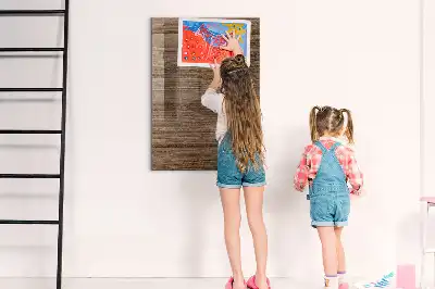 Beschreibbare Magnettafel aus Holz in neuem Design