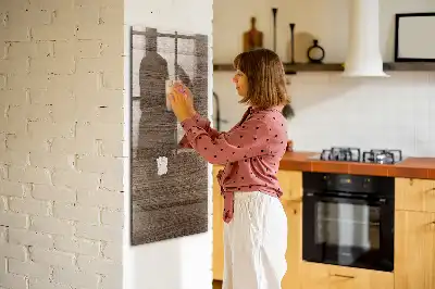 Beschreibbare Magnettafel aus Holz in neuem Design