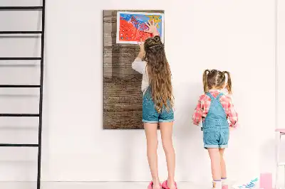 Beschreibbare Magnettafel aus Holz in neuem Design