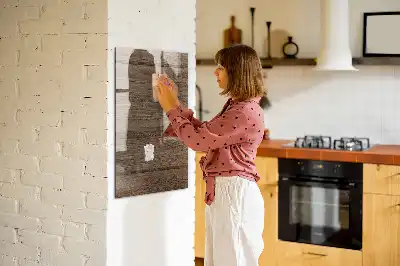 Beschreibbare Magnettafel aus Holz in neuem Design