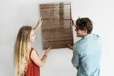 Beschreibbare Magnettafel aus Holz in neuem Design