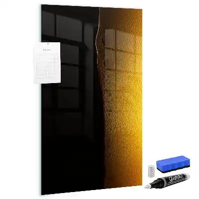 Magnettafel zum Beschreiben dunkles Bier