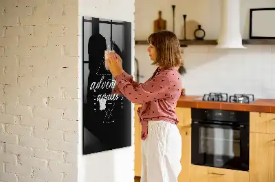 Beschreibbare Magnettafel Abenteuer-Design