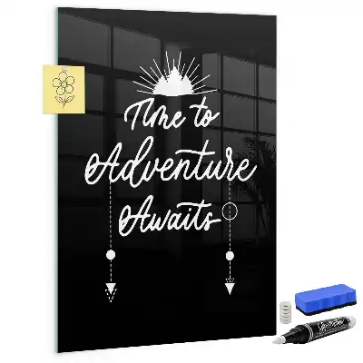 Magnettafel zum Schreiben Motiv Abenteuer