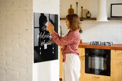 Magnettafel zum Schreiben Motiv Abenteuer