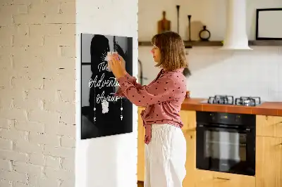 Magnettafel zum Schreiben Motiv Abenteuer