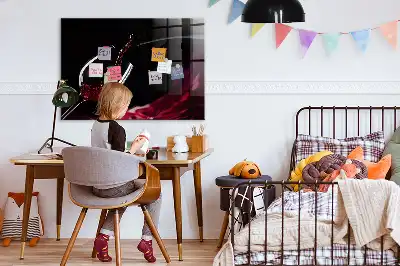 Magnettafel beschreibbar Wein-Design