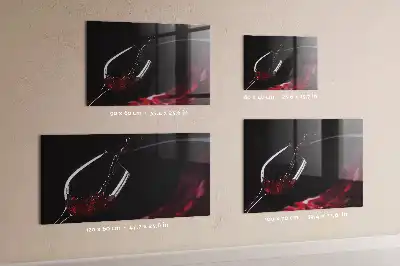 Magnettafel beschreibbar Wein-Design
