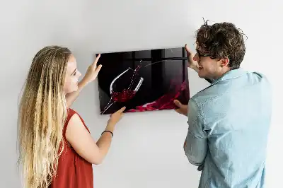 Magnettafel beschreibbar Wein-Design