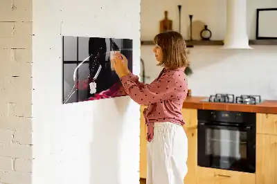 Magnettafel beschreibbar Wein-Design