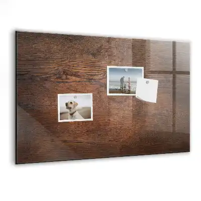 Beschreibbare Magnettafel für die Küche im Design Altes Holz