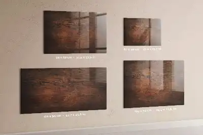 Beschreibbare Magnettafel für die Küche im Design Altes Holz