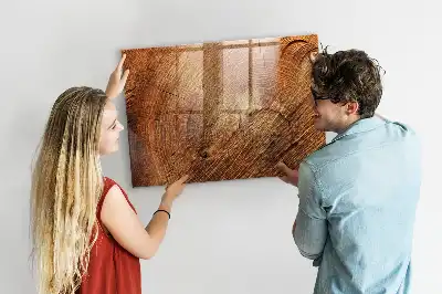 Beschreibbare Magnettafel für die Küche im Design Alter Baumstamm