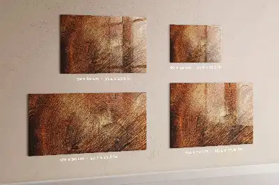 Beschreibbare Magnettafel für die Küche im Design Alter Baumstamm